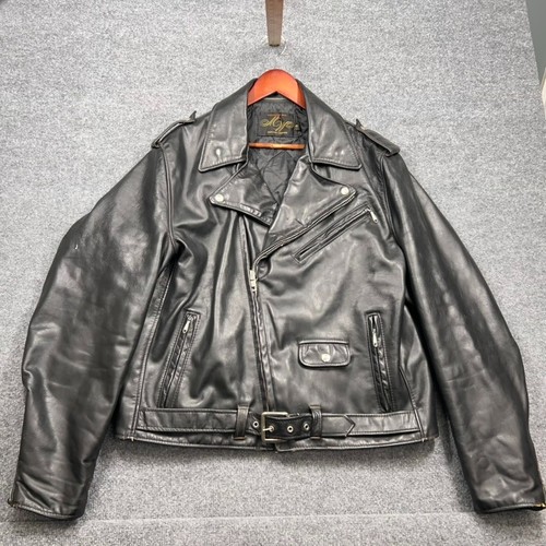 Giacca pelle moto vintage
