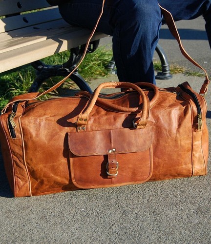 Borsa pelle montgomery viaggio - borsa,