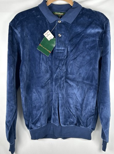 Polo uomo manica lunga - , velluto