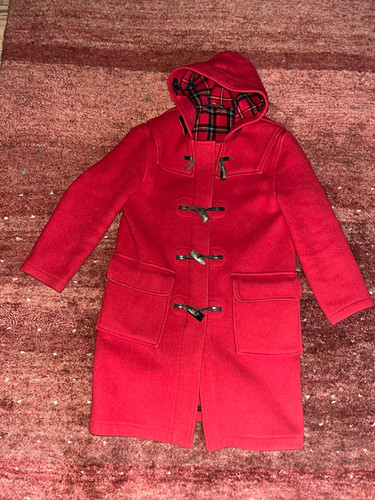 Cappotto piumino lana - , rosso